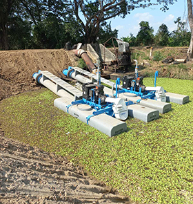 Palm Oil Drainage, Santa Barbara del Zulia, Venezuela